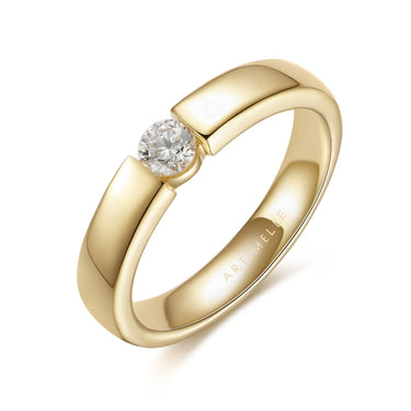 Timeless Ellipse Ring-Thick