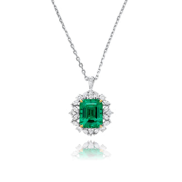 Pulse Emerald Two Way Ring / Necklace