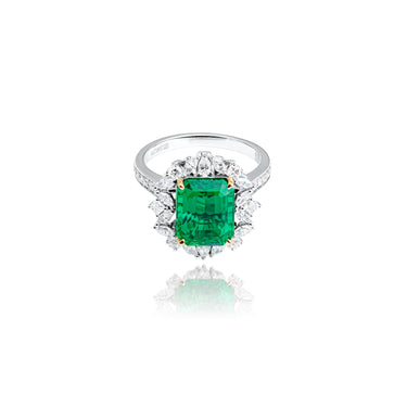 Pulse Emerald Two Way Ring / Necklace