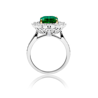 Pulse Emerald Two Way Ring / Necklace