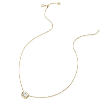 Magic Ellipse Bezel Necklace