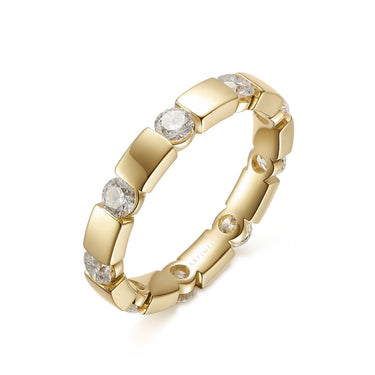 Timeless Ellipse Eternity Ring , 9 stone