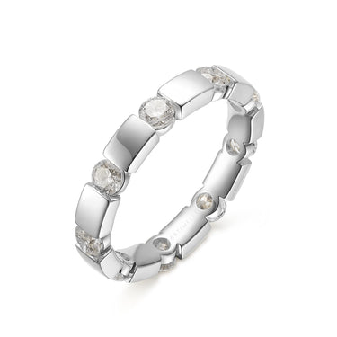 Timeless Ellipse Eternity Ring , 9 stone