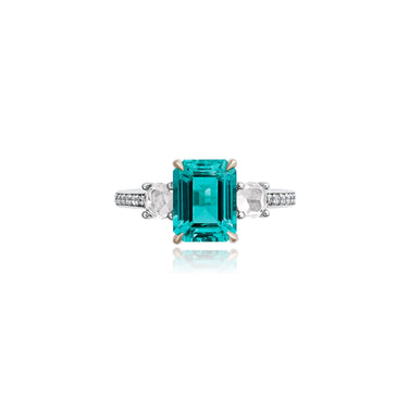 Pulse Emerald Rosecut Ring