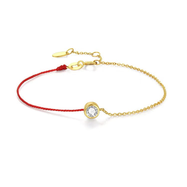 Orbit Round Redline Bracelet, half line