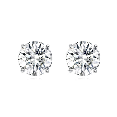 Orbit Round Earring Studs, 2ct