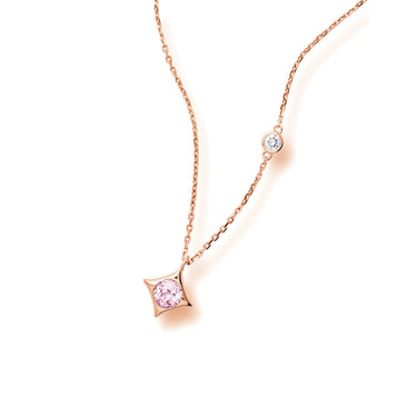 Aura Curve Morganite Necklace