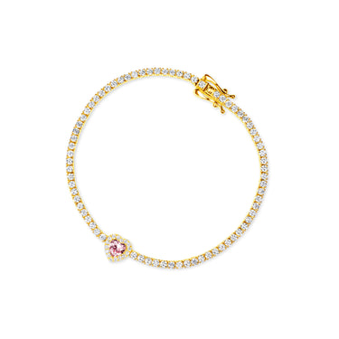 Cherish Heart Tennis Bracelet