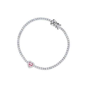 Cherish Heart Tennis Bracelet