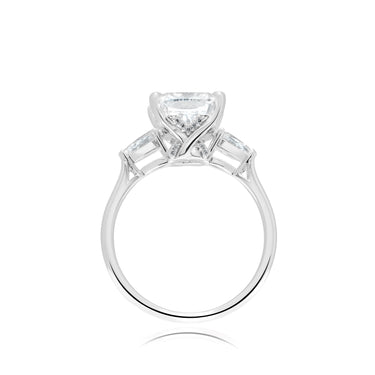 Trine Three Stone Diamond Ring