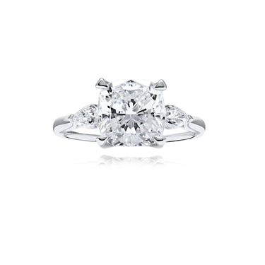 Trine Three Stone Diamond Ring