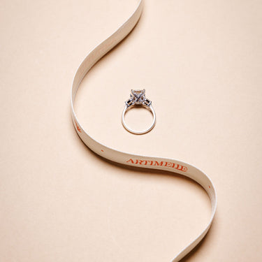 Trine Three Stone Diamond Ring